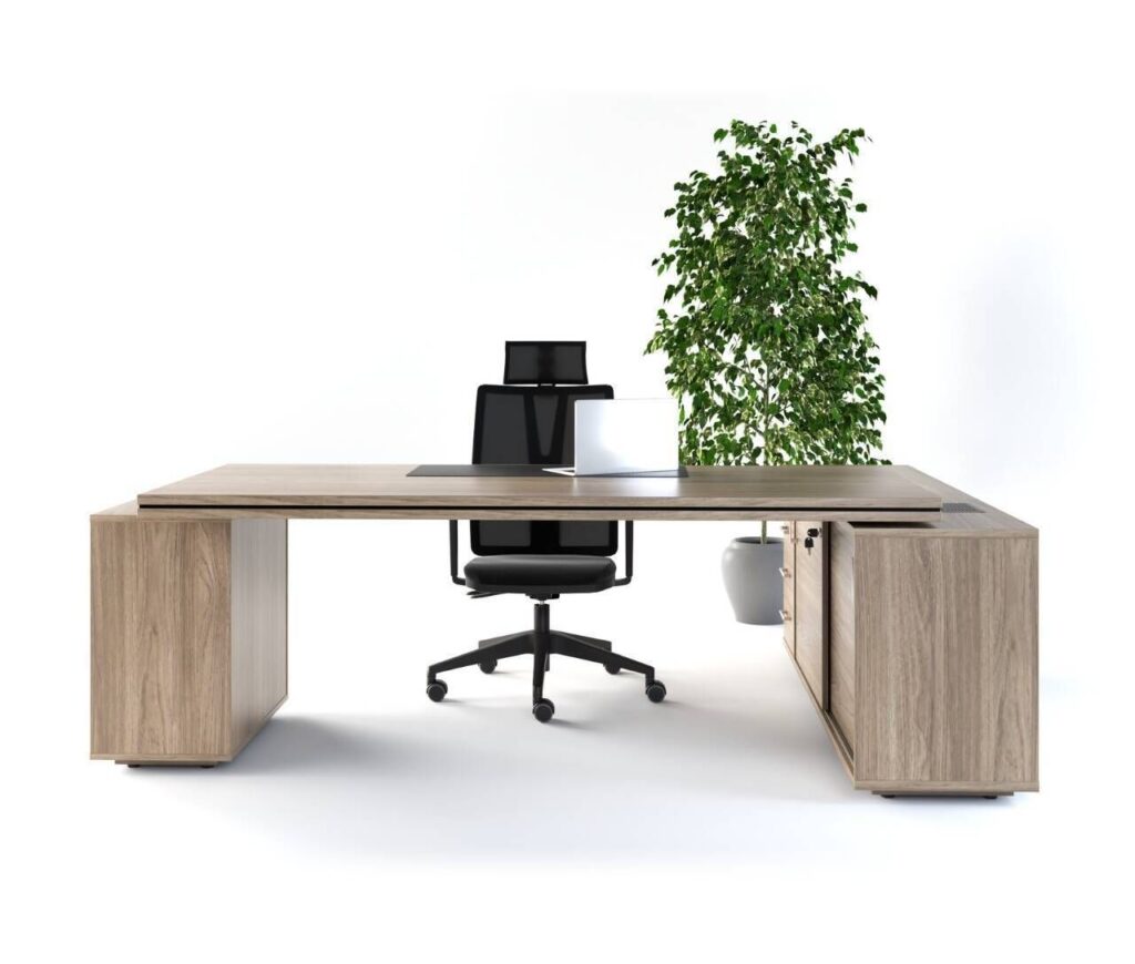 Modern Executive Desk with Side Return