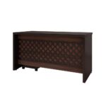 L-Shaped Office Workstation Desk | Malaysian Engineered Wood with Interchangeable Storage Return and Melamine Finish