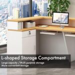 Modern L Shaped Reception Desk