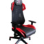 GAME PAD high-back ergonomic gaming chair in black and red mesh, featuring adjustable armrests and a 5-star swivel base for office and gaming use.