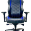 Professional high-back ergonomic gaming chair featuring hexagonal honeycomb stitching, padded armrests, and a reinforced 5-star swivel base for office and gaming environments.