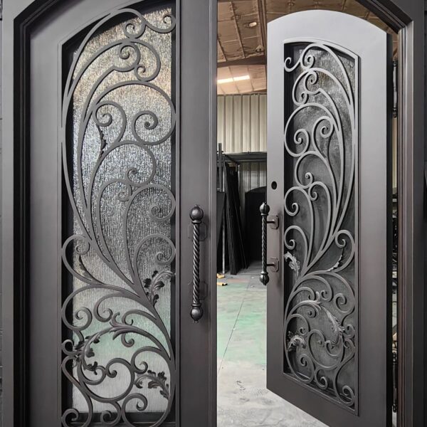 Minimalist Design Modern Metal Sliding Gate | Black Horizontal Slat Driveway Security Fence